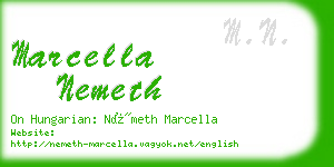 marcella nemeth business card